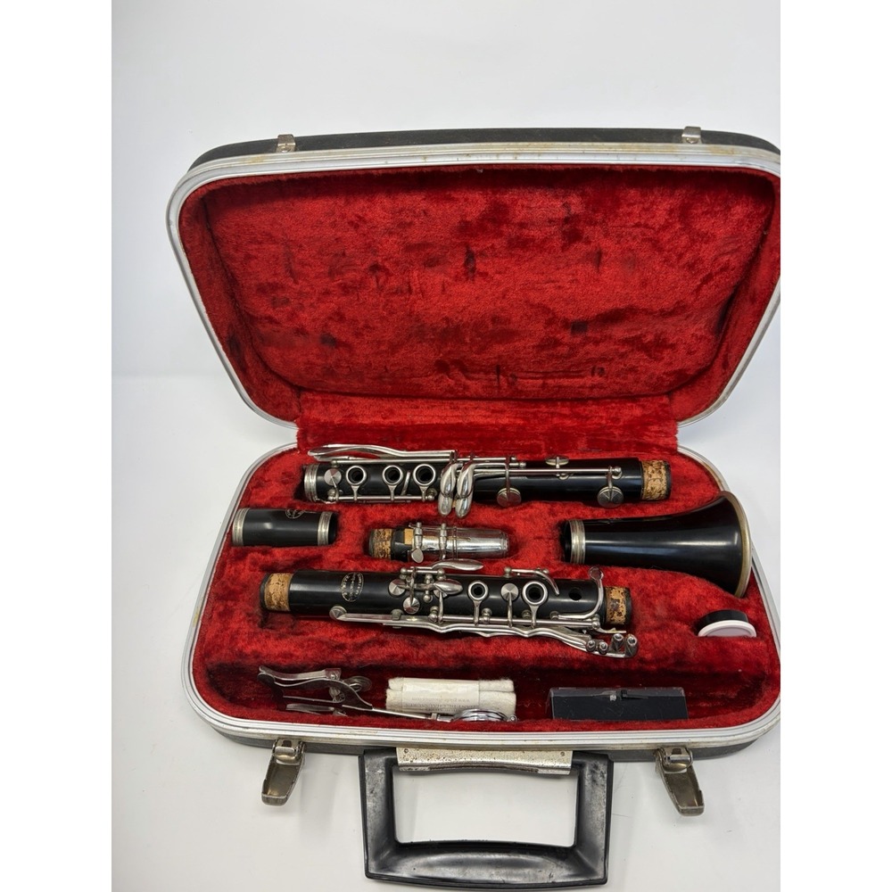 Vintage Paris Evette Buffet Clarinet With‎ Hard Case made in France